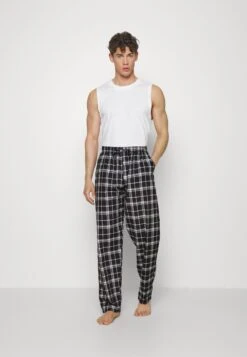 Pier One 2 PACK - Pyjamahousut/-shortsit - Dark Blue