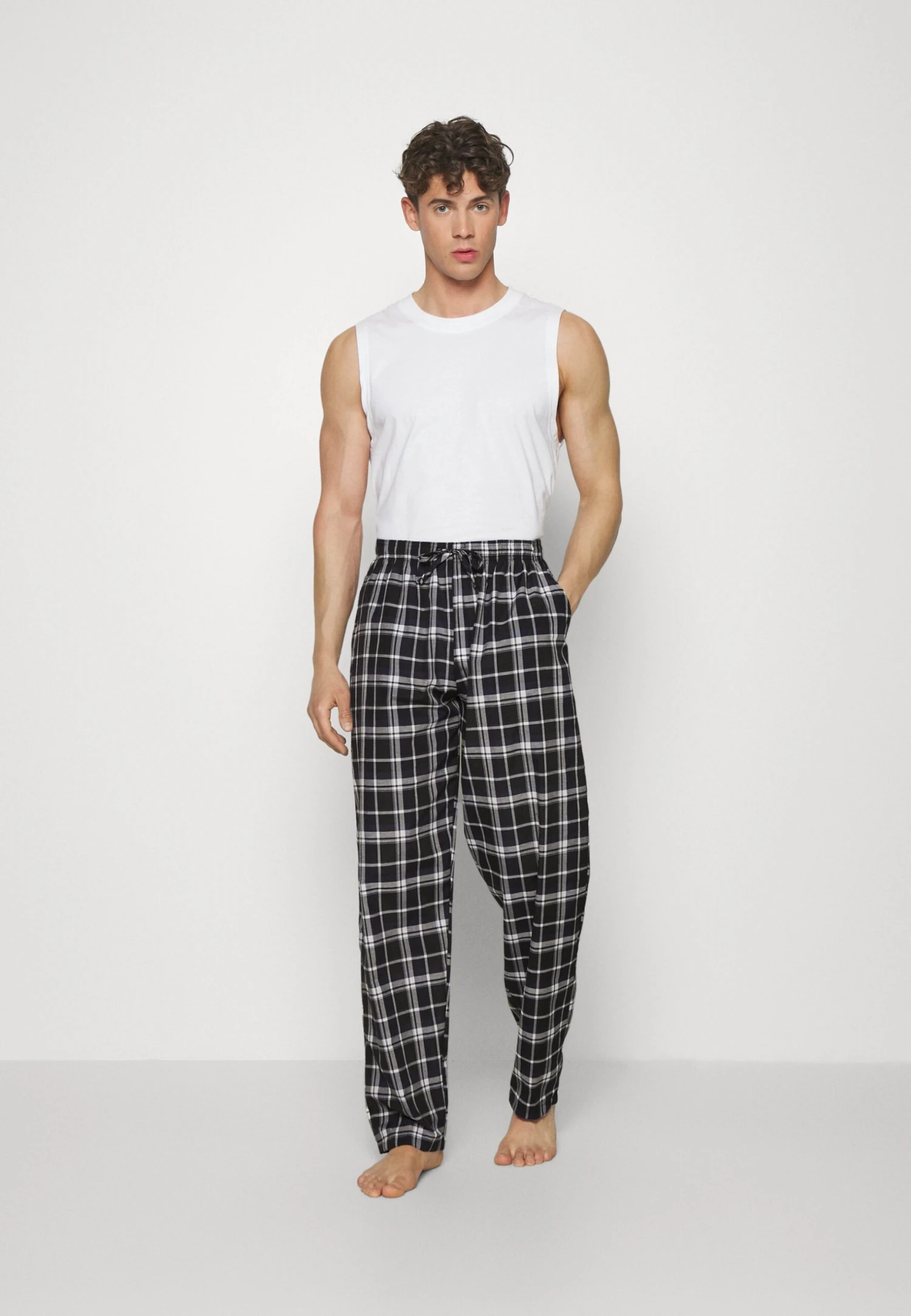 Pier One 2 PACK - Pyjamahousut/-shortsit - Dark Blue 3 Pier One 2 PACK - Pyjamahousut/-shortsit - Dark Blue